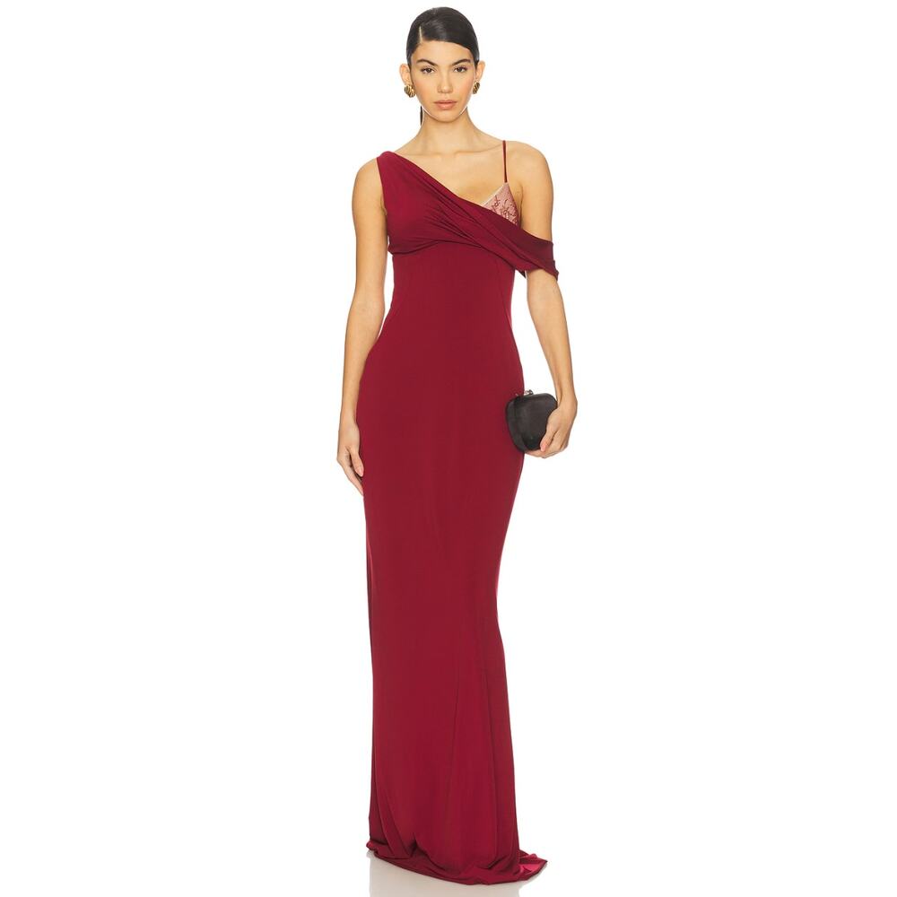 Bananhot REVOLVE Elektra Dress in Burgundy Women's XS Prom Wedding